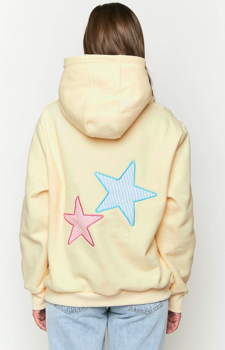 Beginning Cream Star Hoodie Beginning Boutique US