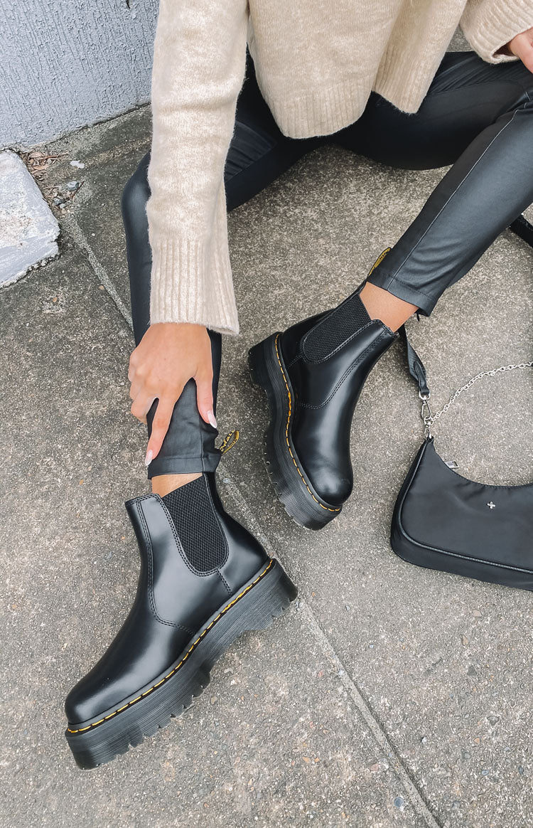 Chelsea Boots Vegan Leather Platform Doc Martens Platform Boots Dr