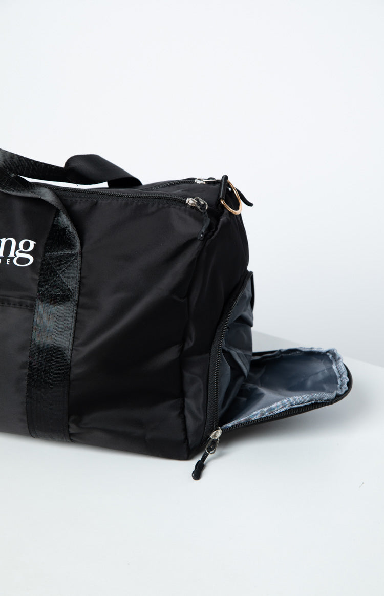 Beginning Boutique Black Gym Bag (FREE over $200) Image