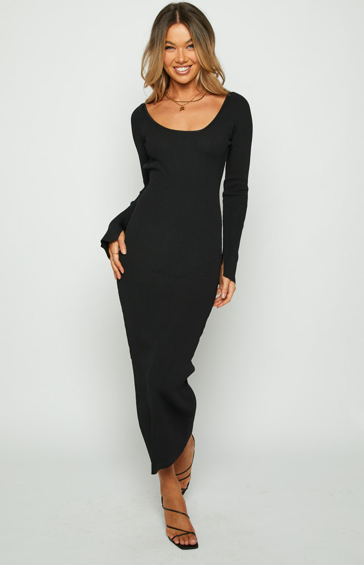 blue dress for baby girl Shop Black High Neck Bodycon Maxi Dress - for Women | OUTZIDR