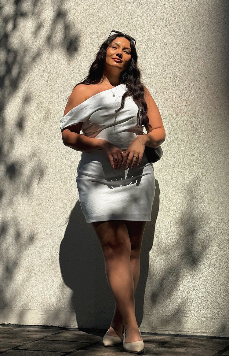 Lucas White Mini Dress - US 8