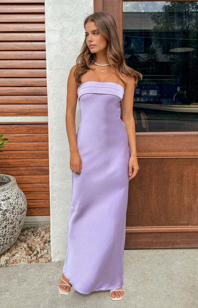 Maiah Lilac Maxi Dress - US 12 | Beginning Boutique Exclusive Maiah Lilac Maxi Dress - US 12 | Beginning Boutique Exclusive
