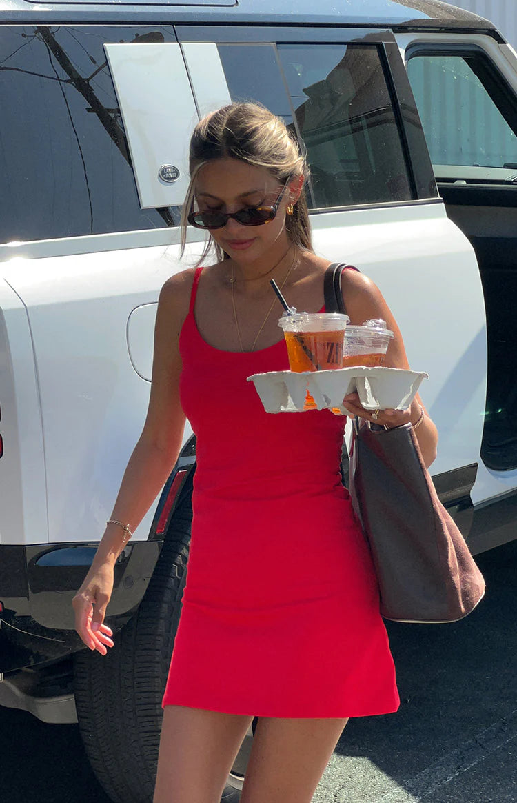 Shantel Red Mini Dress - US 8