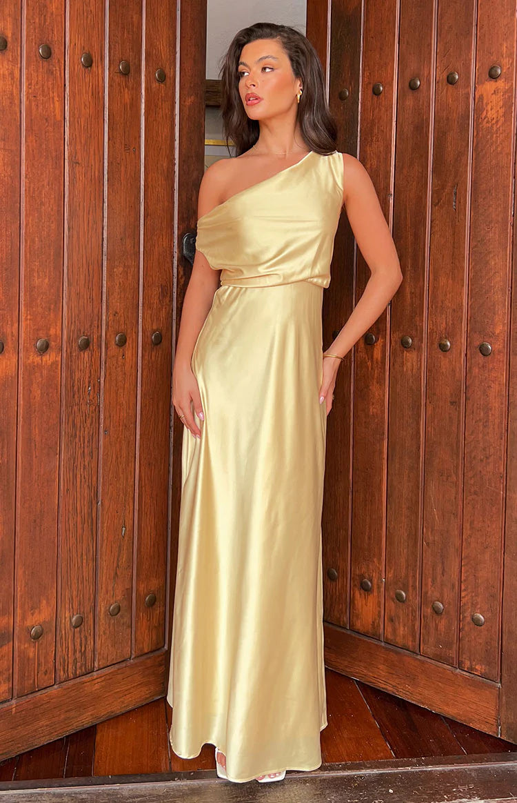Sunshine Elegance Yellow Formal Maxi Dress - 8 | Beginning Boutique Exclusive Sunshine Elegance Yellow Formal Maxi Dress - 8 | Beginning Boutique Exclusive