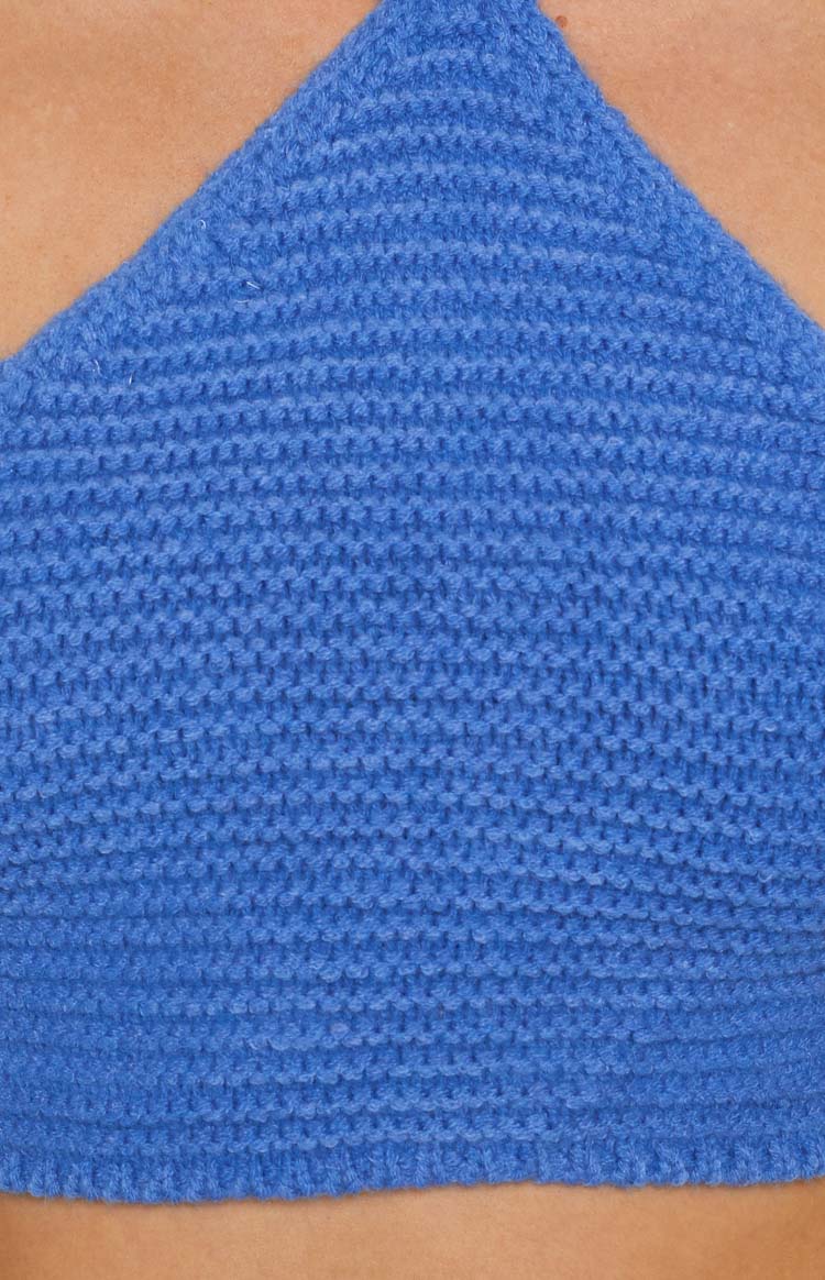 Aleya Crochet Top Blue Image