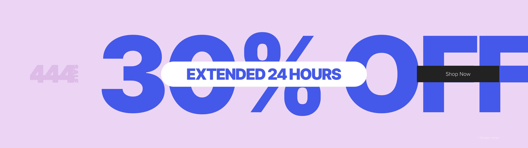 30% Off Extended 21/06
