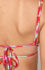 9.0 Swim Sumba Green Floral Bikini Top