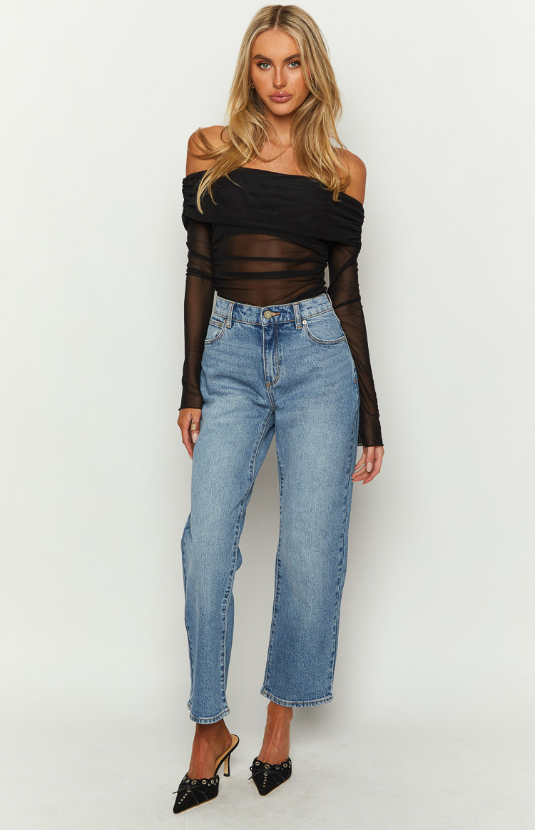 ABRAND 95 Mid Straight Crop Felicia Jeans Image