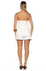 Ailany White Floral Shorts