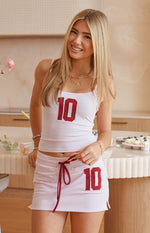 Alexa Pink Jersey Skort Image