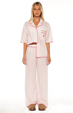 Alexea Pink Stripe Pajama Pants Image