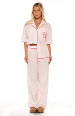 Alexea Pink Stripe Pajama Pants Image