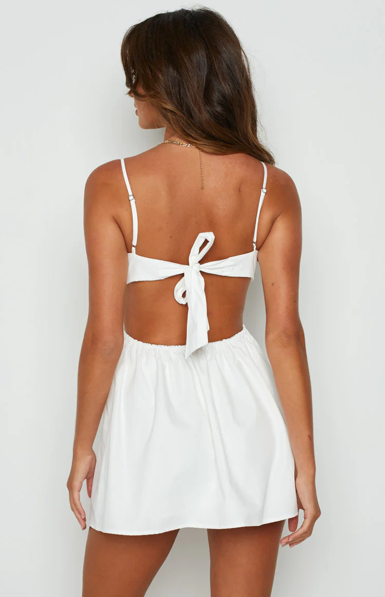amorgos white mini dress white christmas dresses Amorgos White Mini Dress