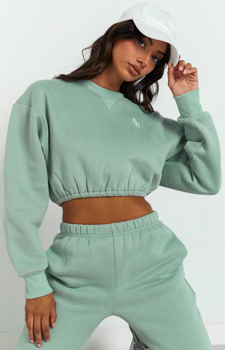 Annie Mineral Cropped Sweater – Beginning Boutique US