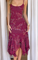 Another World Plum Sequin Midi Dress
