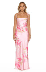 Antoni Pink Floral Maxi Dress Image