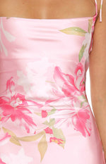 Antoni Pink Floral Maxi Dress Image