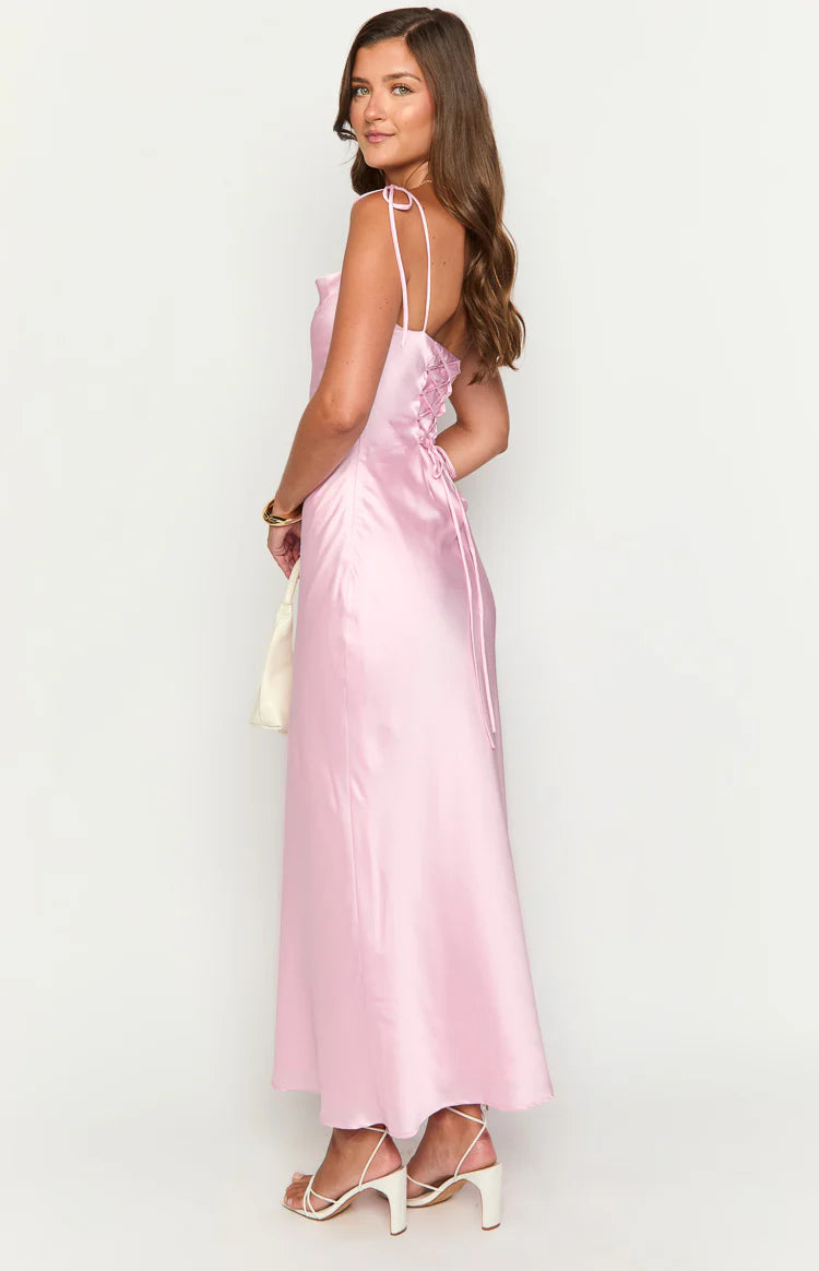 beginning boutique maxi dress Antoni Pink Maxi Dress - 8