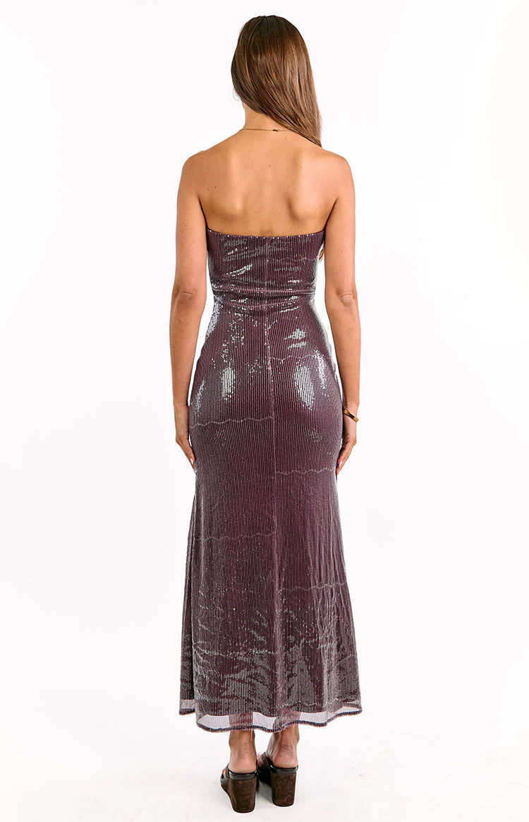 wine sequin maxi dress Lavinia Sequin Maxi Dress - Wine