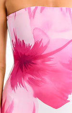 Arizona Pink Floral Print Maxi Dress Image