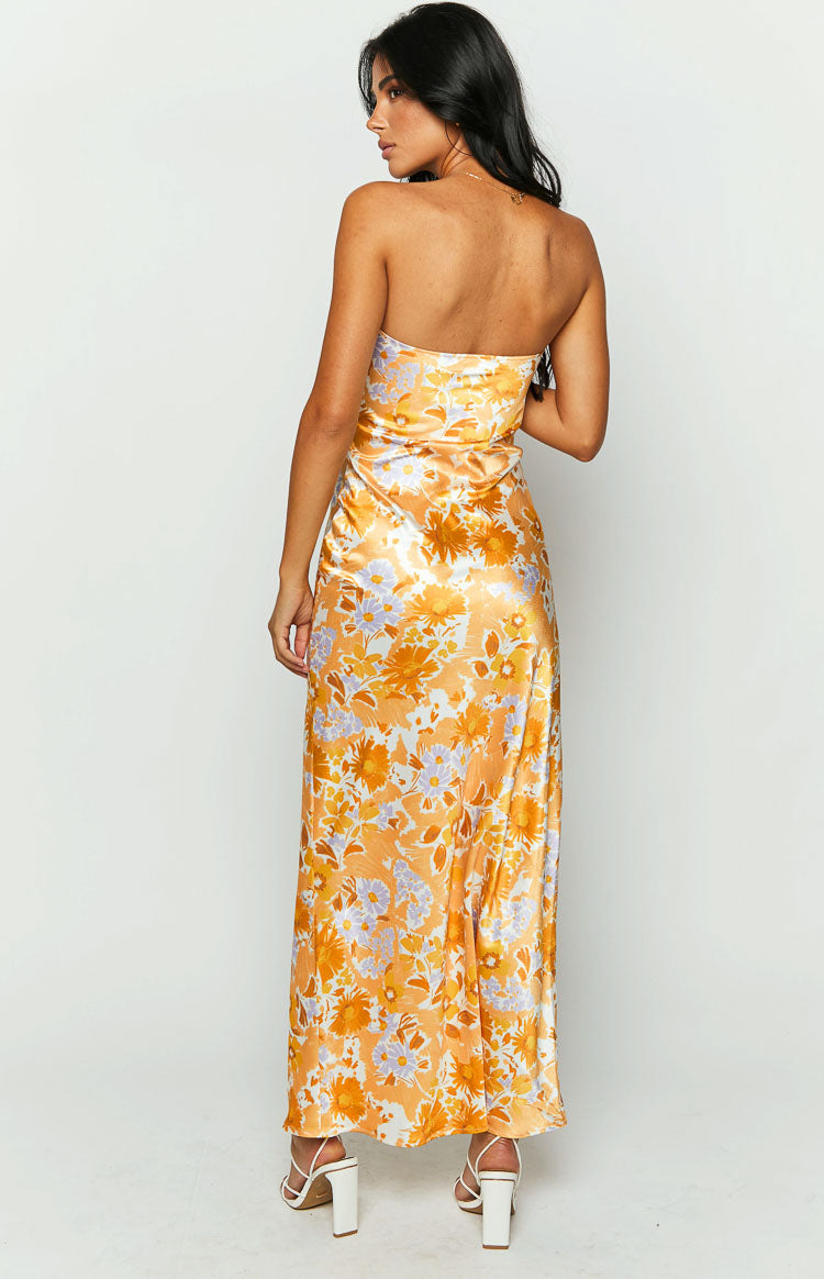 ashby maxi dress orange Ashby Maxi Dress Orange Outcast