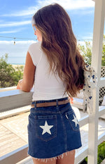 Astrea White USA Baby Tee Image