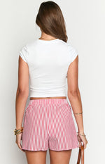 Astrea White USA Baby Tee Image