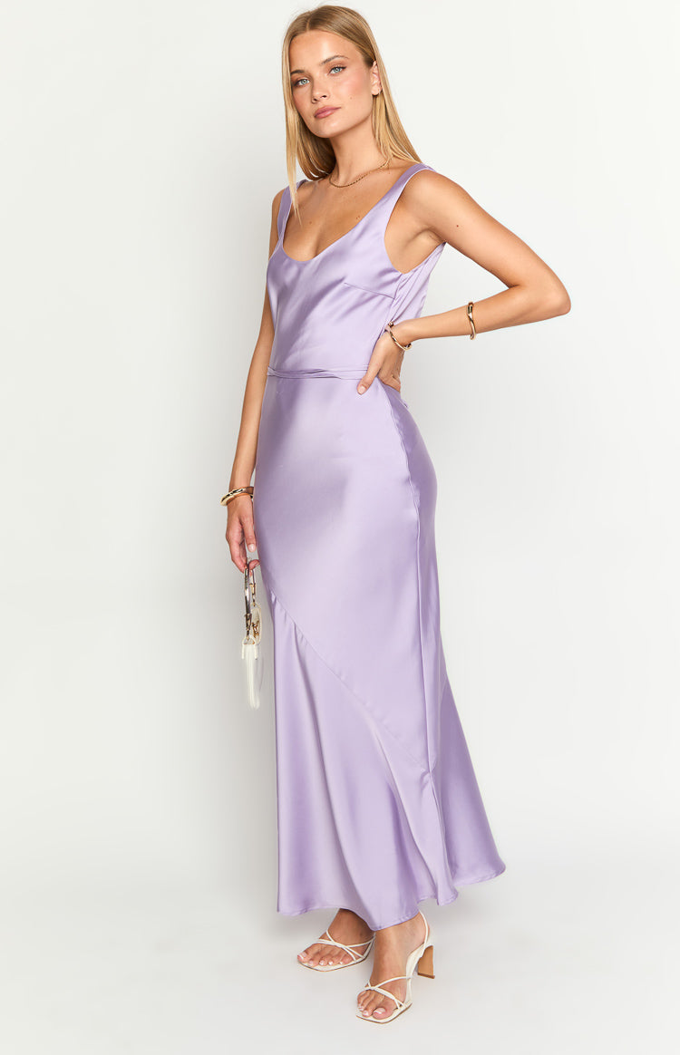 Aviva Purple Maxi Dress - US 0