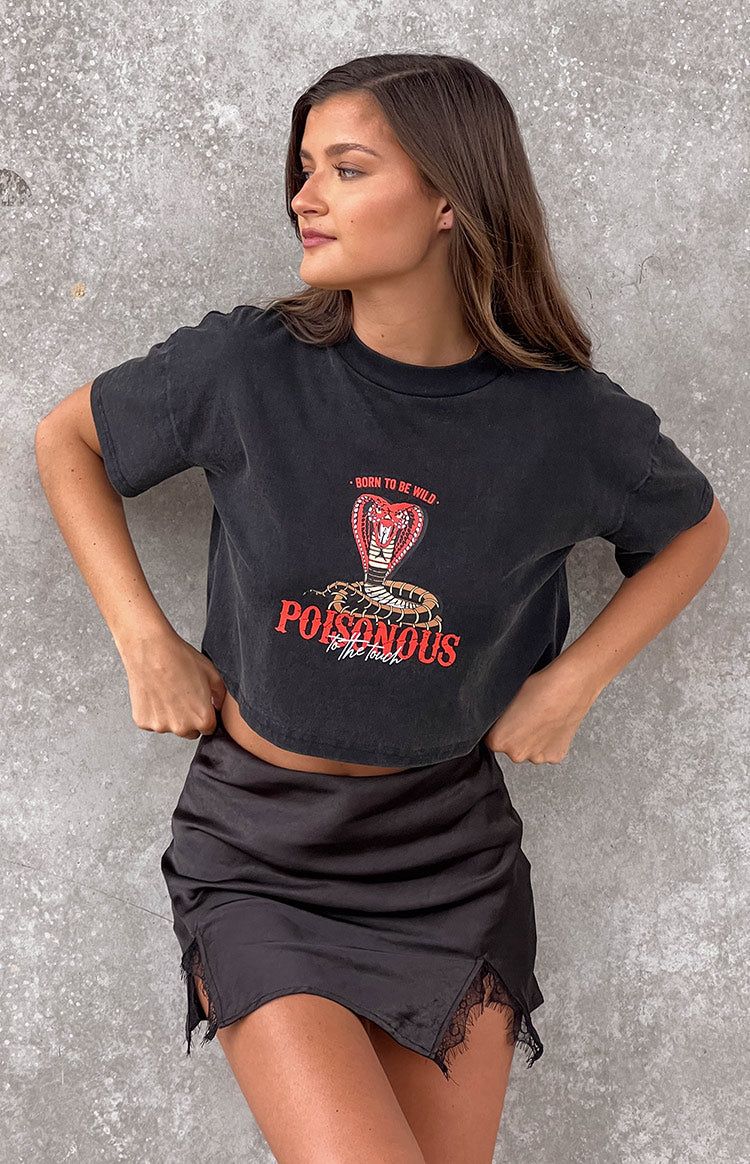 Born Wild Black Tee | Beginning Boutique US