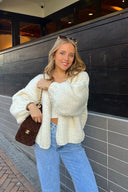 Bad Habits Cream Knit Cardigan