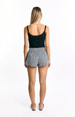 Baxter Black Gingham Shorts Image