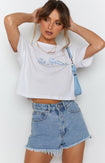 Be Better Crop Top White Image