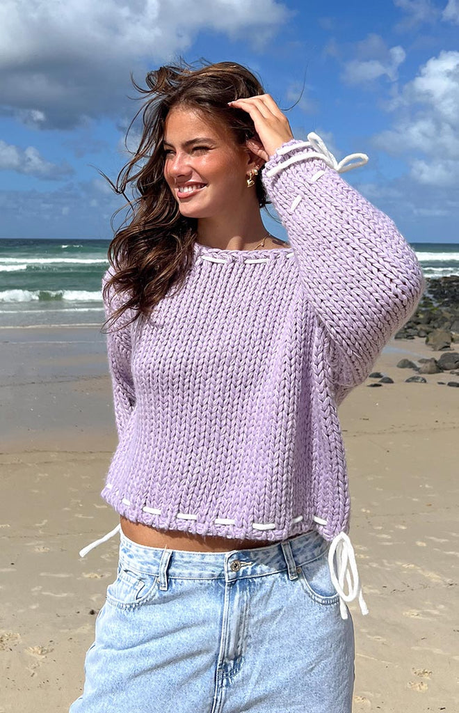 Bea Lilac Sweater