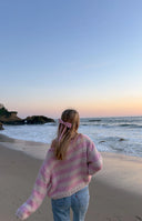 Bea Pink Striped Sweater