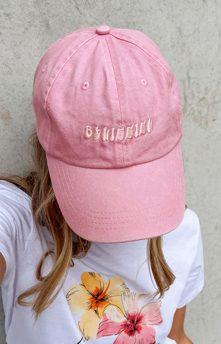 Beginning Boutique Pink Washed Cap (FREE over $150) Image