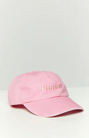 Beginning Boutique Pink Washed Cap