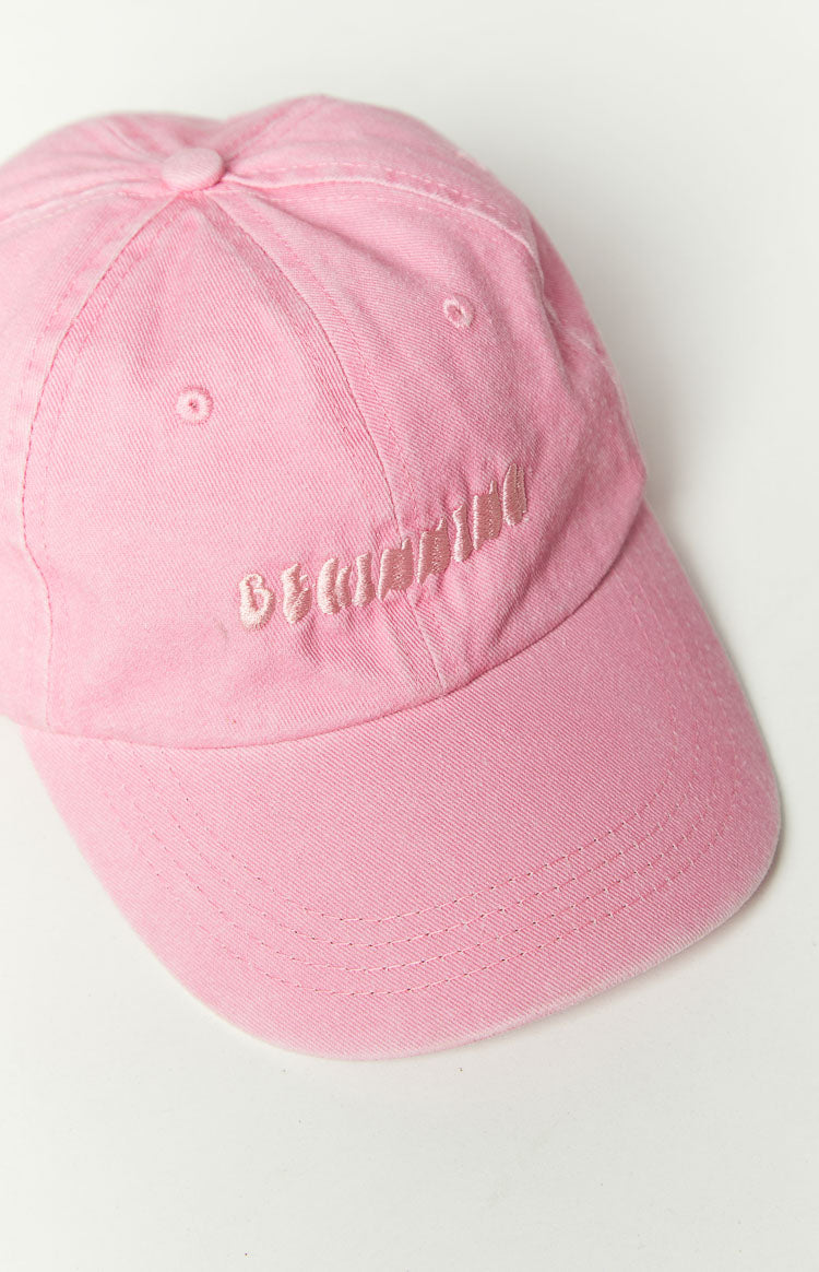 Beginning Boutique Pink Washed Cap (FREE over $150) Image