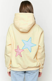 Beginning Cream Star Hoodie