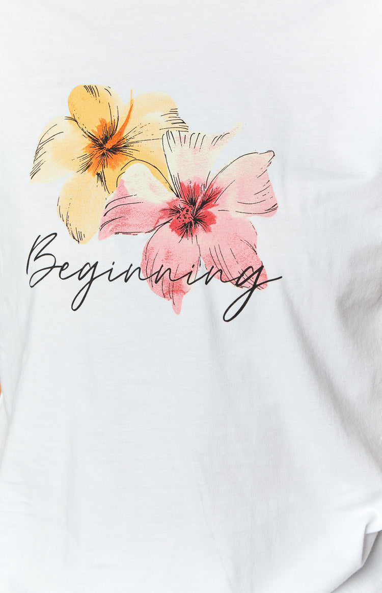 Aloha White Floral Printed Shirt Image