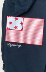Beginning Navy USA Hoodie Image