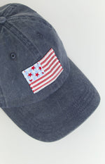 Beginning Navy Washed USA Cap Image