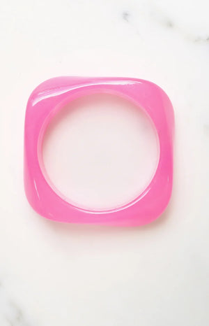 Bernie Pink Resin Bangle