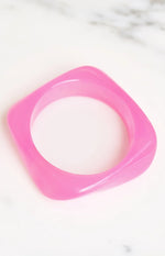 Bernie Pink Resin Bangle