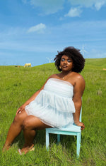 Birthday Girl Blue Mini Party Dress