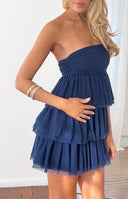 Birthday Girl Navy Mini Party Dress