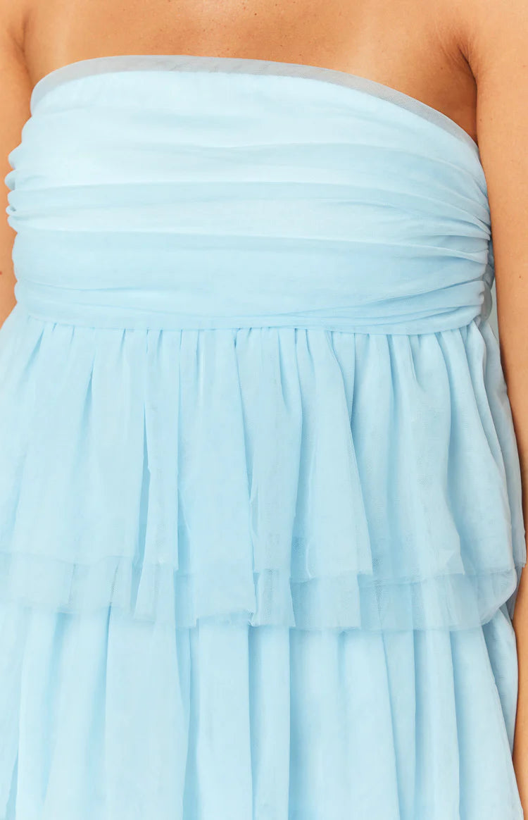 Birthday Girl Blue Mini Party Dress - US 10 | Beginning Boutique Exclusive Birthday Girl Blue Mini Party Dress - US 10 | Beginning Boutique Exclusive
