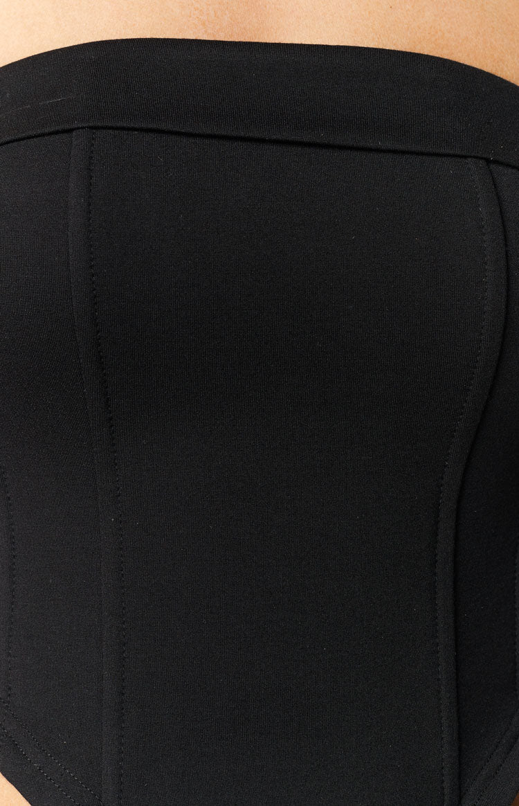 Bobbi Black Strapless Corset Top – Beginning Boutique US