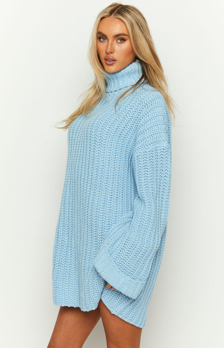 Bonnie Blue Sweater Dress Image