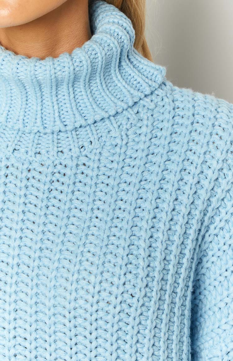 Bonnie Blue Sweater Dress – Beginning Boutique NZ