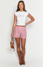 Brad Red Stripe Boxer Shorts Image